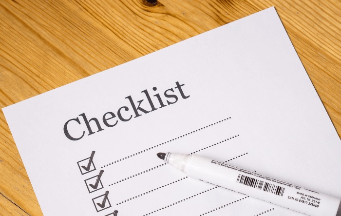 Checklist quán ăn